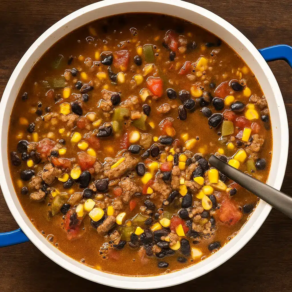 Easy 30-Minute Stovetop Taco Soup: Weeknight Family Meal